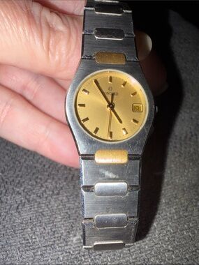 Concord Two-Tone Gold Dial Stainless Steel   Watch